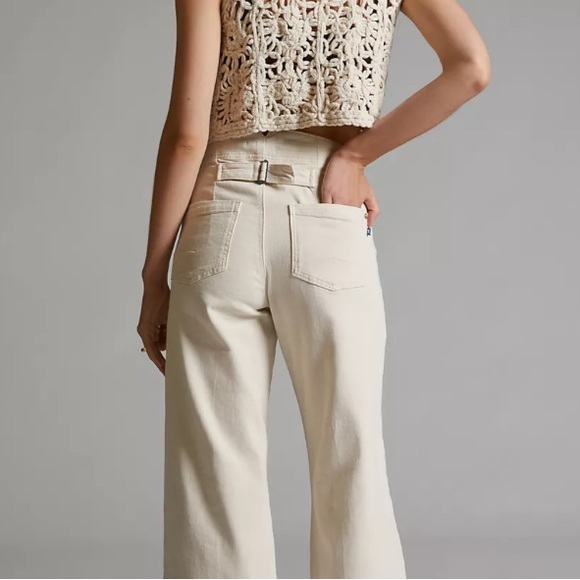NWT Anthropologie The Kit High-Rise Wide-Leg Utility Trousers by Pilcro. - Picture 3 of 14